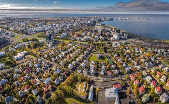 Vista aeÌrea de Reikiavik. Foto: Ragnar Th. | Visit Reykjavik.